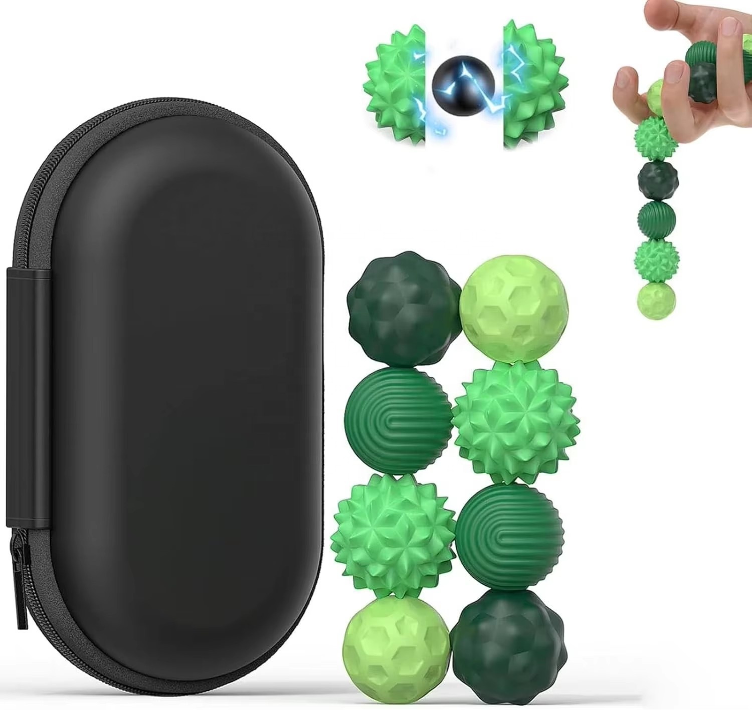 OEM Silicone Magnetic Fidget Balls Manufacturer | Stress Relief Sensory Toys