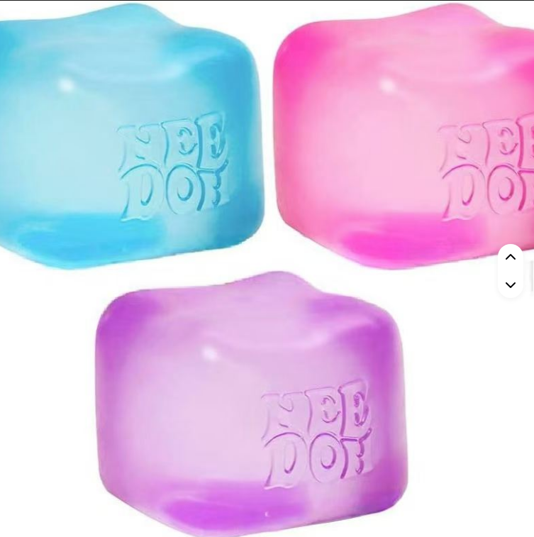 Ice Cube Squishy Toys Square Shape Stress Cube Relief Squeeze Ball Sensory Toys Squeeze Cube Sensory Fidget Toys